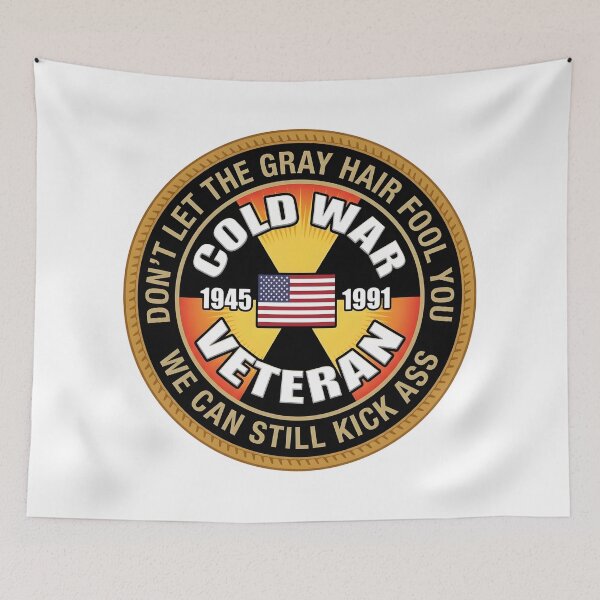 Item preview, Cold War Veteran Don't Let The Gray Hair Fool You Military Patch    designed and sold by CharlieDesings.
