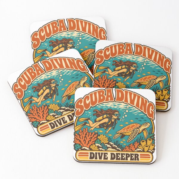 Item preview, Scuba Diving Gift - Dive Deeper designed and sold by RedRubyBubble.