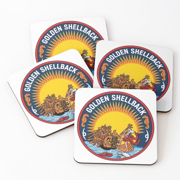 Item preview, Golden Shellback Equator Crossing Military Patch    designed and sold by CharlieDesings.