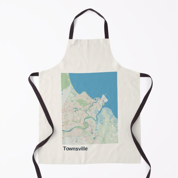 Item preview, Townsville Minimalistic Map Art designed and sold by MapsNerd.