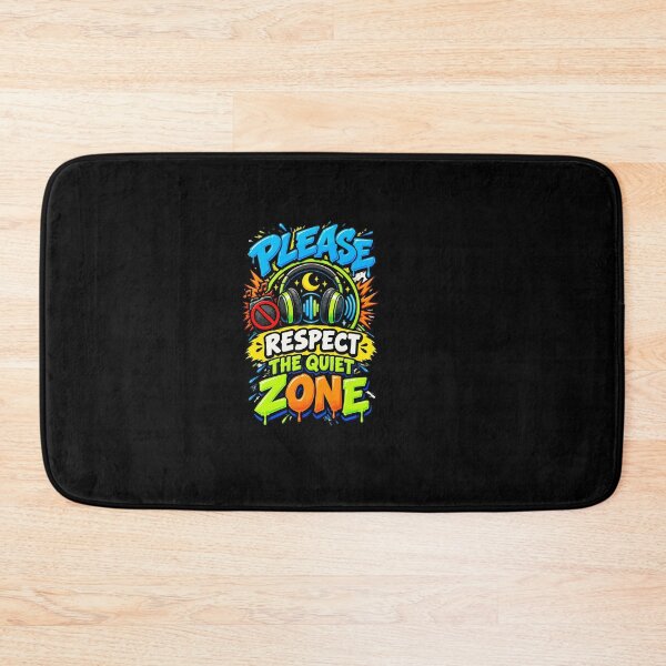 Item preview, Quiet Zone Headphones No Loud Music Graffiti Headphone Dodgers designed and sold by AmeliaShirts.