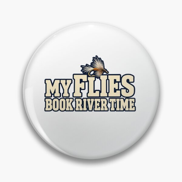 Item preview, Fly Fisher Wordplay — My Flies Book River Time designed and sold by UrbanCanvvas.
