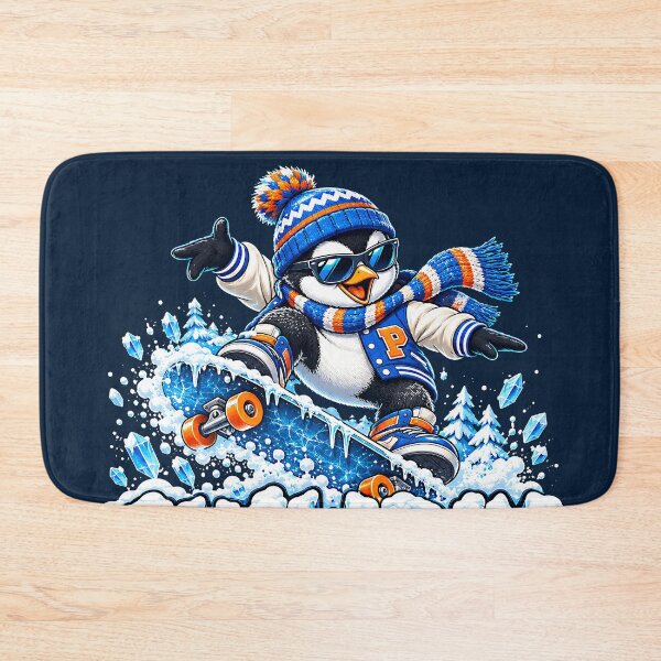 Item preview, Cool Skateboarding Penguin Snow Day Level Up designed and sold by M. Mamdouh Artworks.