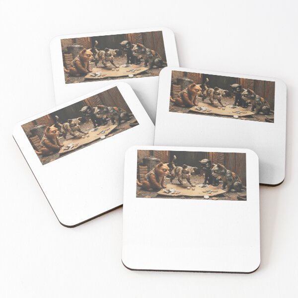 Item preview, Alley Cats Rolling Dice - Funny Claymation Street Cats Game designed and sold by OdysseusMilt.