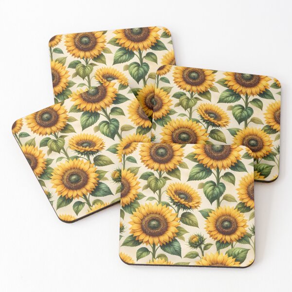 Item preview, Golden Sunflower Garden Pattern designed and sold by Sybille-Yates.