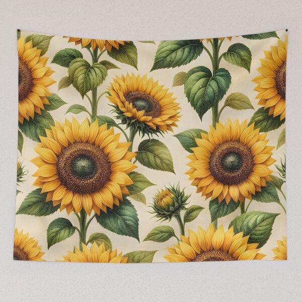 Item preview, Golden Sunflower Garden Pattern designed and sold by Sybille-Yates.