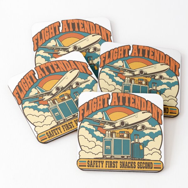 Item preview, Flight Attendant Gift - Safety First Snacks Second designed and sold by RedRubyBubble.