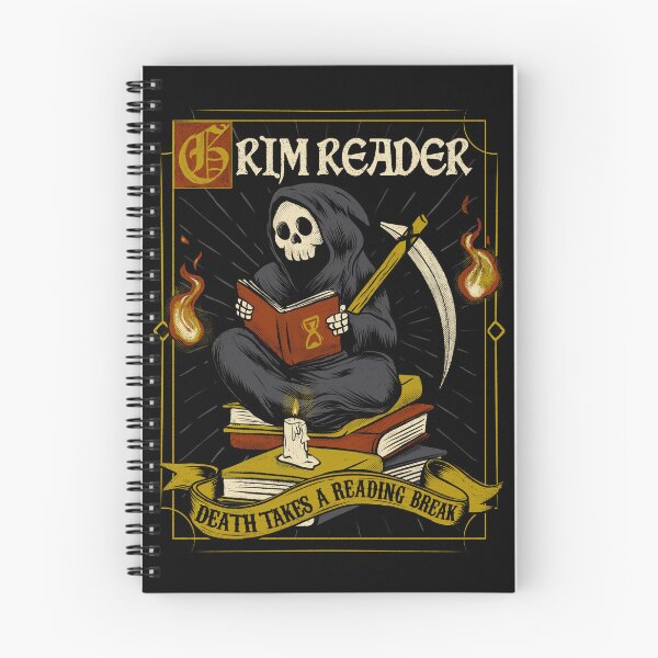 Item preview, Grim Reader Bookworm designed and sold by danhoodstudio.