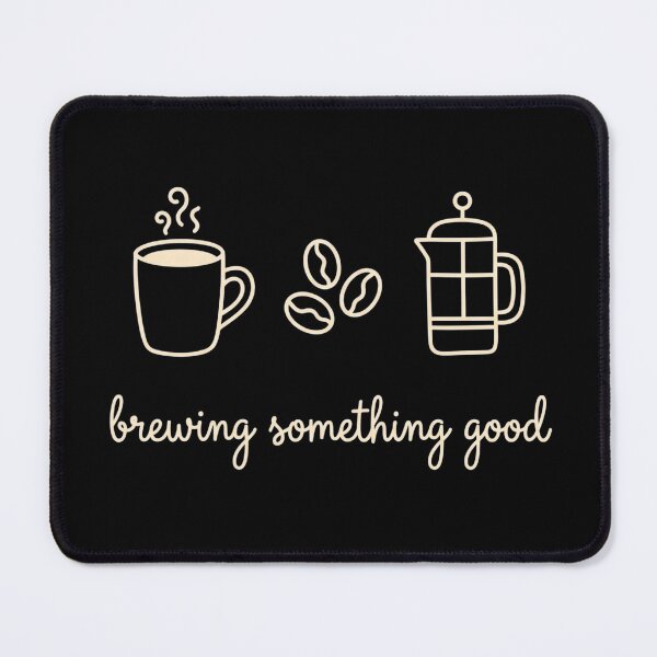 Item preview, Brewing Something Good Coffee Pun designed and sold by dudelinart.