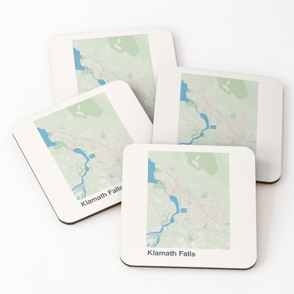 Item preview, Klamath Falls Minimalistic Map Art designed and sold by MapsNerd.