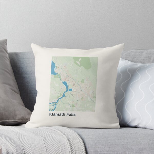 Item preview, Klamath Falls Minimalistic Map Art designed and sold by MapsNerd.