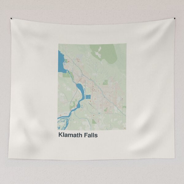 Item preview, Klamath Falls Minimalistic Map Art designed and sold by MapsNerd.