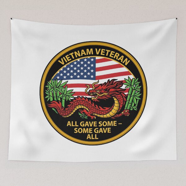 Item preview, Vietnam Veteran All Gave Some Some Gave All Military Patch    designed and sold by CharlieDesings.