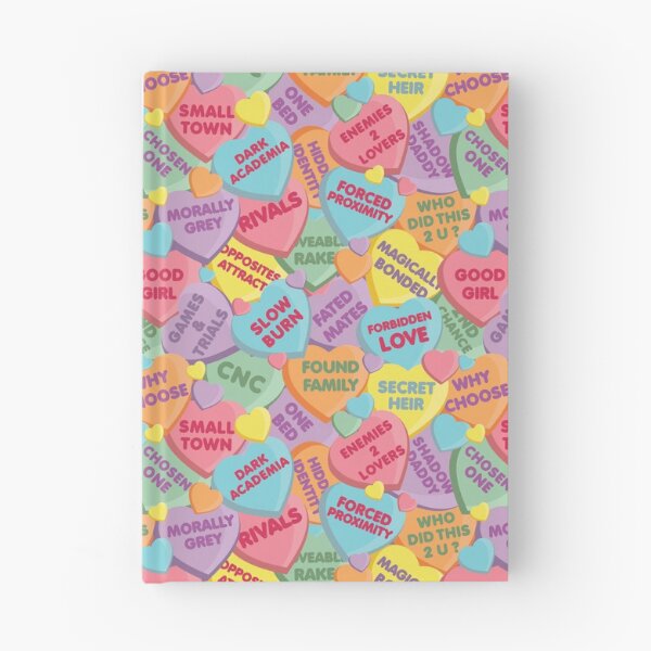 Item preview, Candy Hearts - Romantasy Tropes designed and sold by implexity.