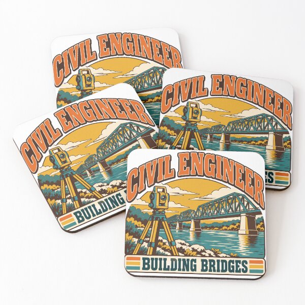 Item preview, Civil Engineer Gift - Building Bridges designed and sold by RedRubyBubble.