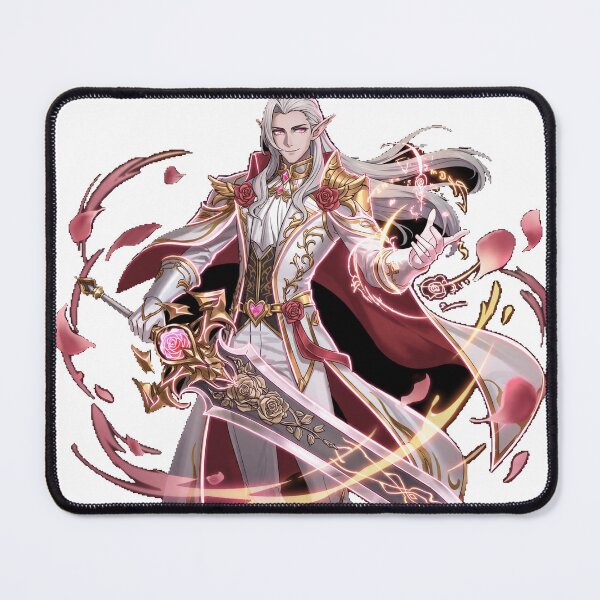Item preview, Alucard Romantic Fantasy Neon Glow Sticker - Mobile Legends Fan Art designed and sold by Lesley D.