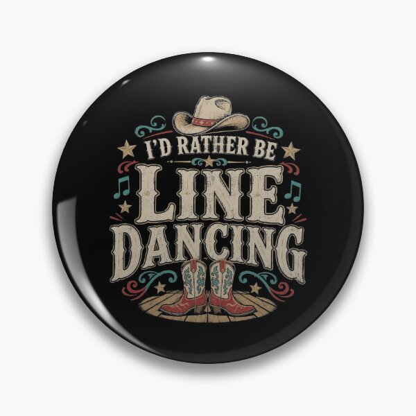 Item preview, Blame It All On My Roots - I'd Rather Be Line Dancing - Country Music Lover - Western Cowboy Hat Boots designed and sold by IdrisTalbot.