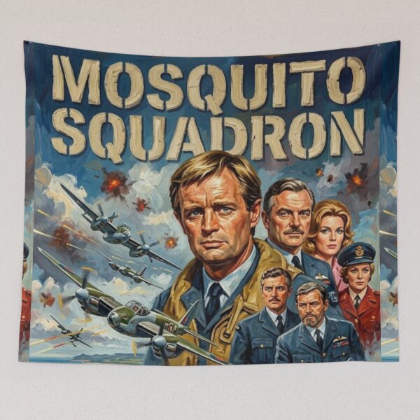 Item preview, Mosquito Squadron Fine Art Tribute designed and sold by Art's Diner.