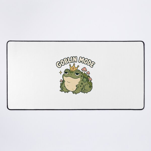 Item preview, Goblin Mode Toad Sticker - Goblincore Cottagecore Frog with Crown designed and sold by LearnFunStore.