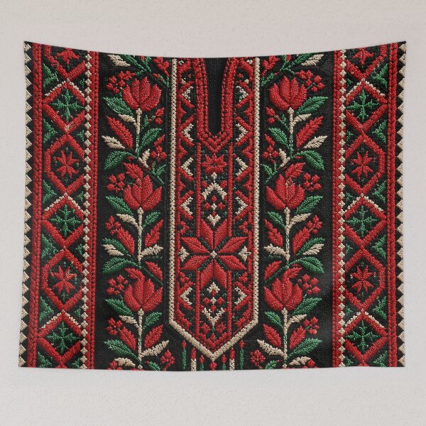 Item preview, Palestinian Geometric Tatreez Threadwork designed and sold by BrainCurves.