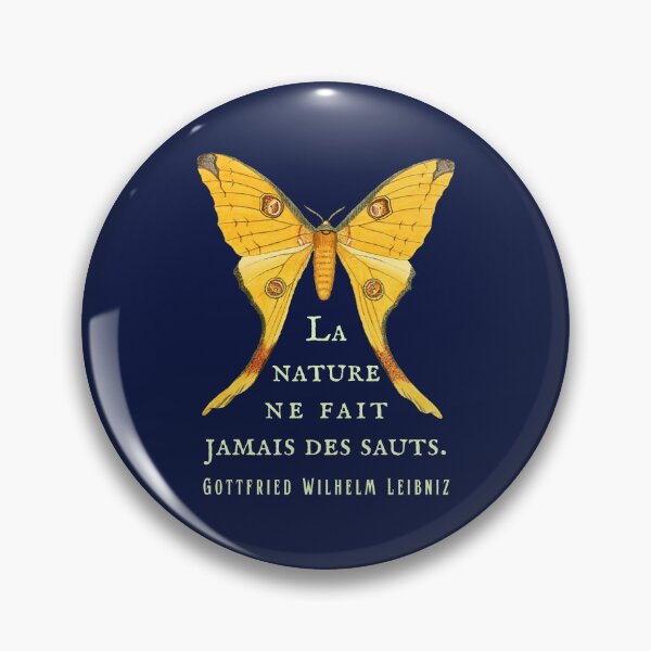 Item preview, Gottfried Wilhelm Leibniz quote: La nature ne fait jamais des sauts. designed and sold by artbleed.