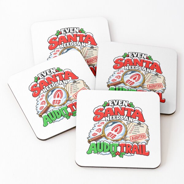 Item preview, Even Santa Needs an Audit Trail - Funny Accountant Christmas designed and sold by WeirdlyMild.