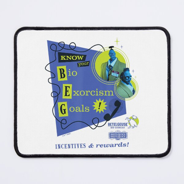 Item preview, Beetlejuice Bio Exorcism Goals Retro Poster Design designed and sold by EdwiCollier.