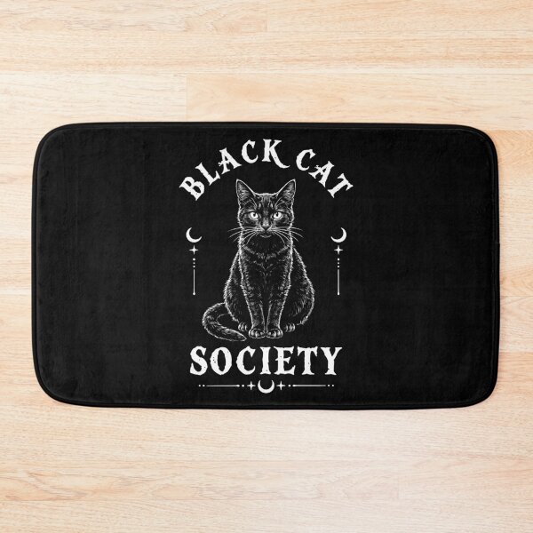Item preview, Black Cat Society Retro designed and sold by ellapaintcoast.