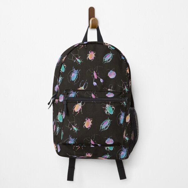Item preview, Whimsical Watercolor Bugs Pattern in Black designed and sold by Sukilopi.