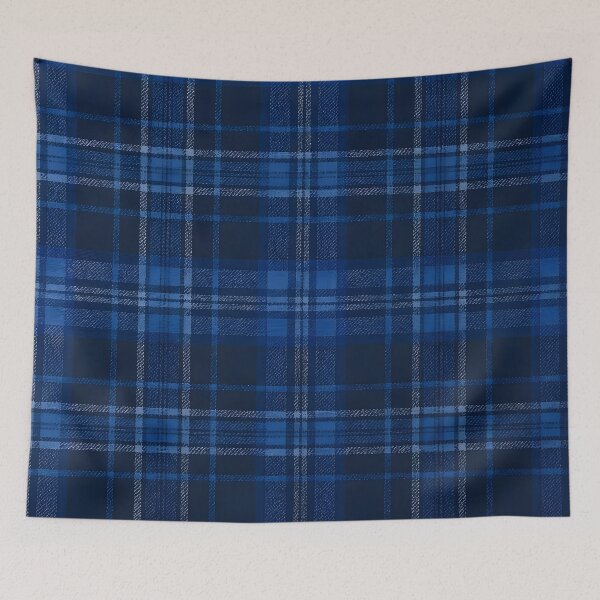 Item preview, Deep Navy Blue Tartan Plaid designed and sold by Sybille-Yates.