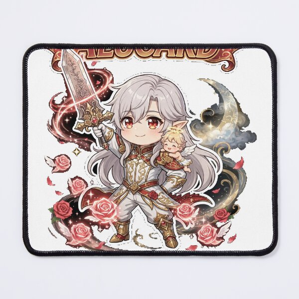 Item preview, Alucard Romantic Fantasy Name Banner Showcase Sticker - Mobile Legends Fan Art designed and sold by Lesley D.
