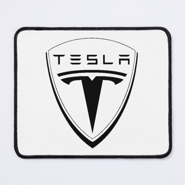Item preview, Black and White Tesla Shield Logo designed and sold by SofaKingTESLA.