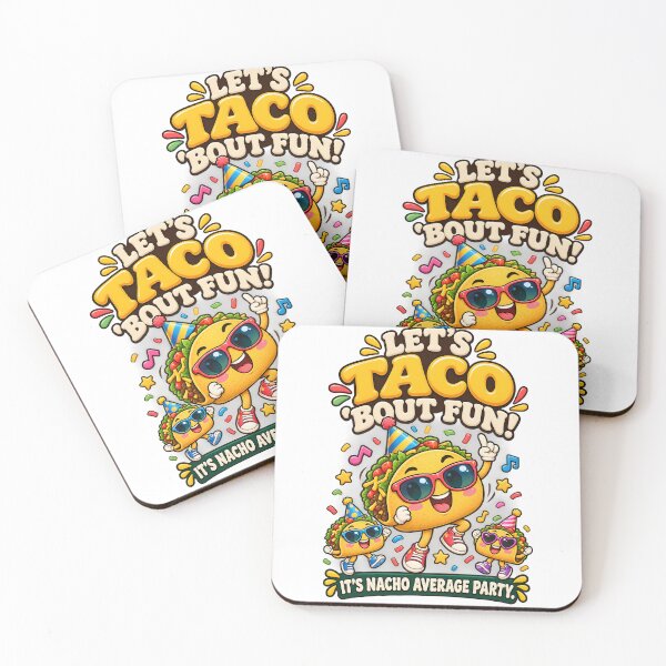 Item preview, Lets Taco Bout Fun Funny Party Taco designed and sold by Flamocha.