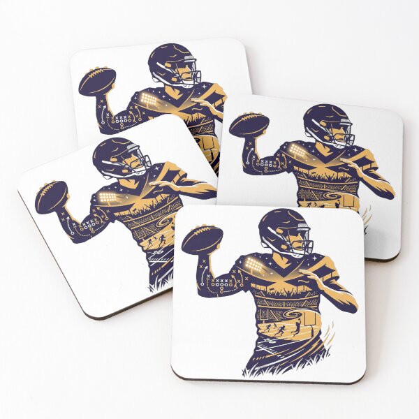 Item preview, kirk cousins — Negative-space silhouette Artwork designed and sold by DigitalGraphic1.