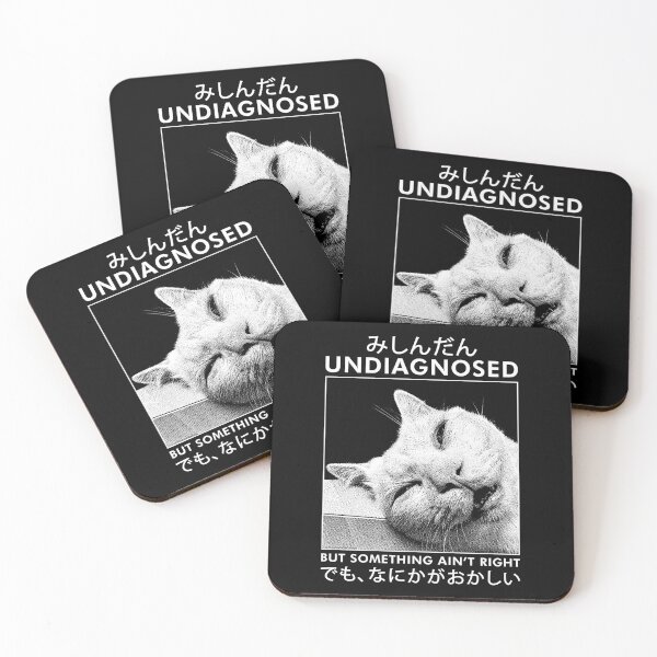Item preview, Undiagnosed But Something Ain't Right Silly Cat Meme designed and sold by ellapaintcoast.
