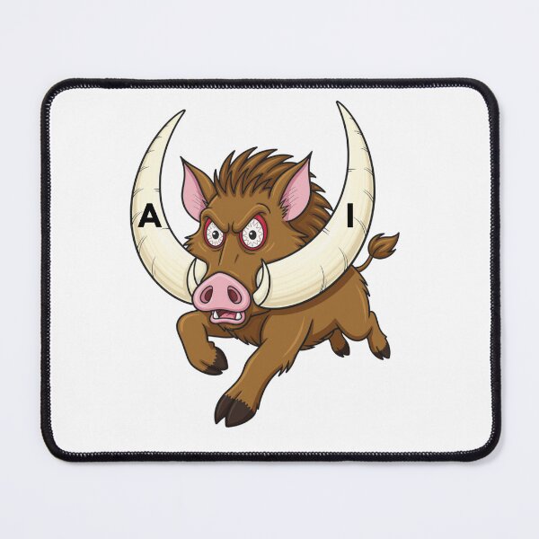 Item preview, AI Charging Boar designed and sold by AwearnessApparel.