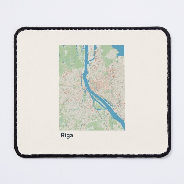 Item preview, Riga Minimalistic Map Art designed and sold by MapsNerd.