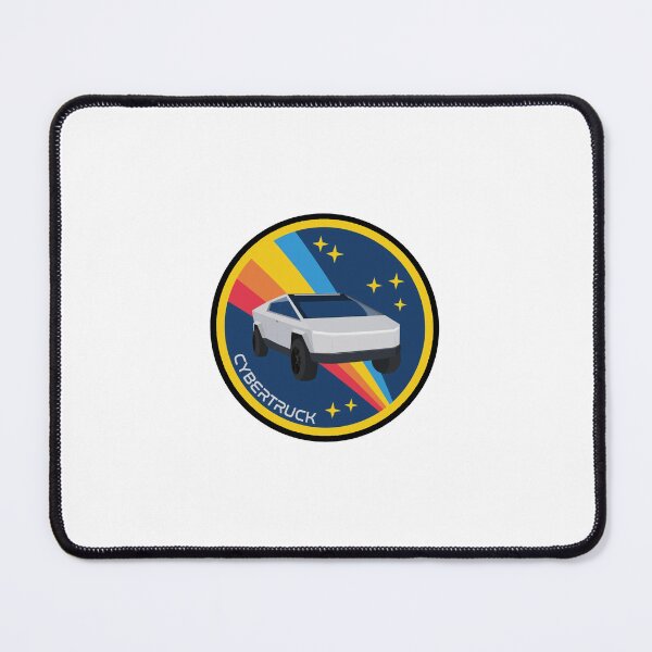 Item preview, Retro Cybertruck Space Badge designed and sold by SofaKingTESLA.