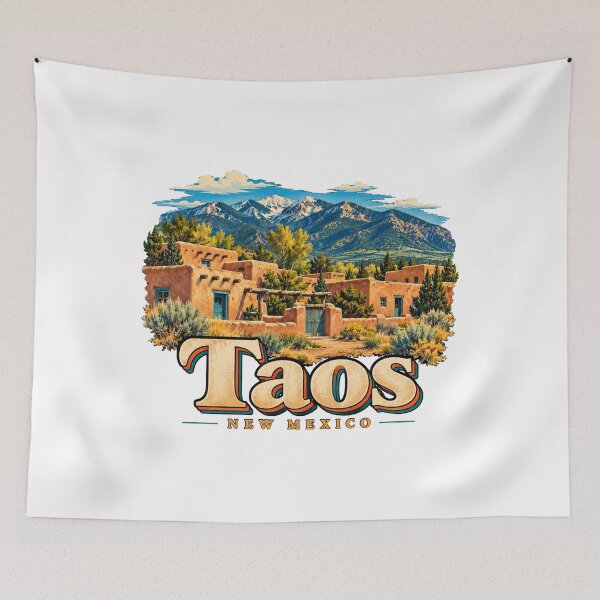 Item preview, Vintage Taos New Mexico Travel Souvenir Landmark Gift designed and sold by MichaeIRellov.