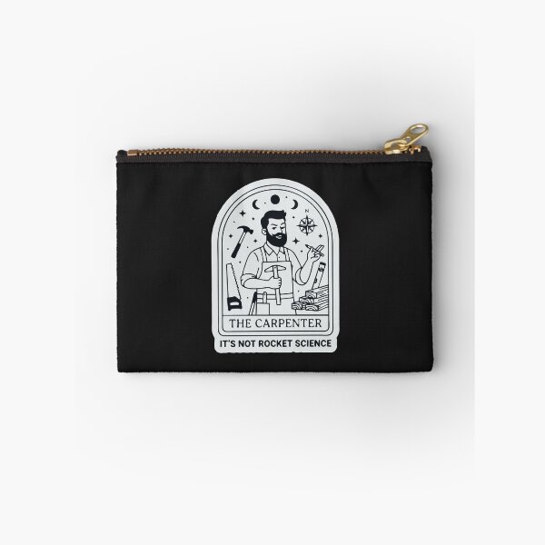 Item preview, "The Carpenter" Funny Woodworker Dad Joke Tarot Card designed and sold by Cipher & Soul.