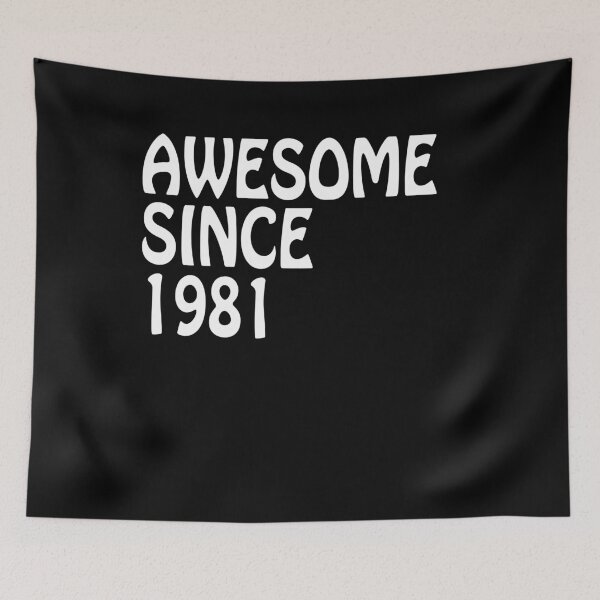 Item preview, Awesome Since 1981 Tee Birthday Gift Shirt designed and sold by shoppzee.