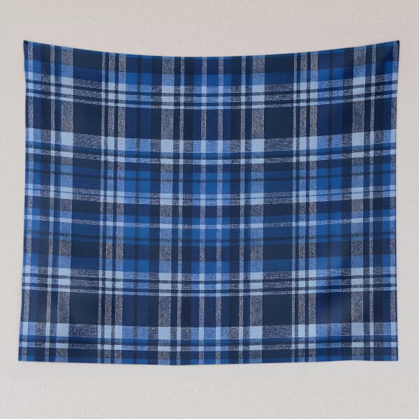 Item preview, Deep Navy Blue Tartan Plaid designed and sold by Sybille-Yates.