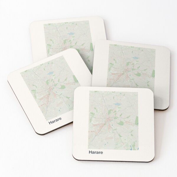 Item preview, Harare Minimalistic Map Art designed and sold by MapsNerd.