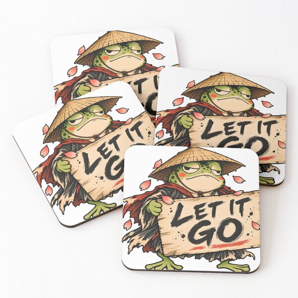 Item preview, Let It Go Zen Frog - Funny Mindfulness Frog designed and sold by CreatifStudios.