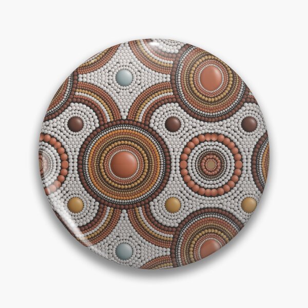 Item preview, Aboriginal Dot Painting Campsite Pattern designed and sold by AboriginalartVI.