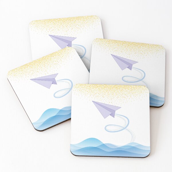 Item preview, Minimalist Paper Plane Journey designed and sold by LuxAir.