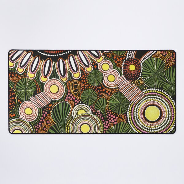 Item preview, Aboriginal Dot Painting Bushland Green designed and sold by AboriginalartVI.