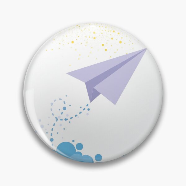 Item preview, Minimalist Paper Plane Blue Gradient designed and sold by LuxAir.