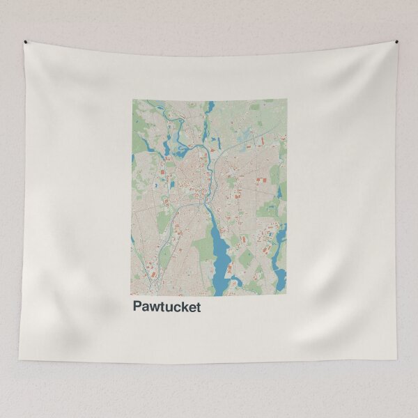 Item preview, Pawtucket Minimalistic Map Art designed and sold by MapsNerd.