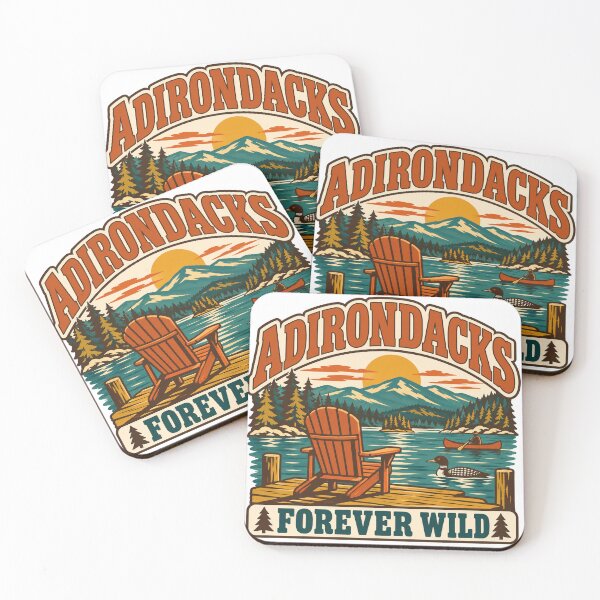 Item preview, Adirondacks Gift - Forever Wild designed and sold by RedRubyBubble.